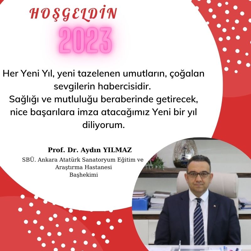 Başhekim Prof. Dr. Aydın YILMAZ' dan Kutlama Mesajı